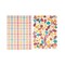 Fall Leaves & Plaid Printed & Woven Kitchen Towel Set of 2